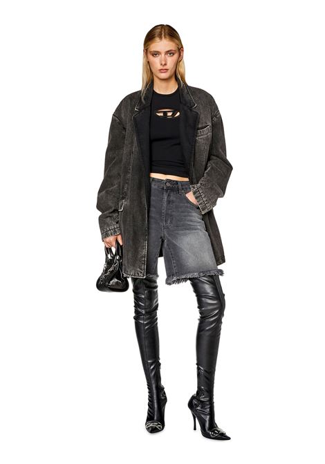 t-angie t-shirt woman black DIESEL | A06268 0AFAA9XXA